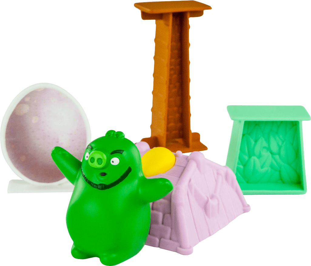 The Newest Happy Meal Toy Collection Features Playful - Angry Birds Launcher (1026x877), Png Download
