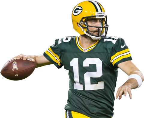 Aaron Rodgers - Aaron Rodgers Transparent (500x400), Png Download