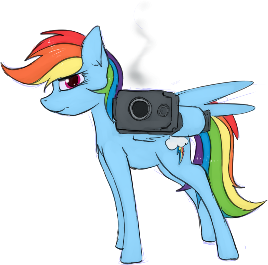 Marsminer, Backwards Cutie Mark, Gun, Gunsmoke, Looking - Artist (1113x1024), Png Download