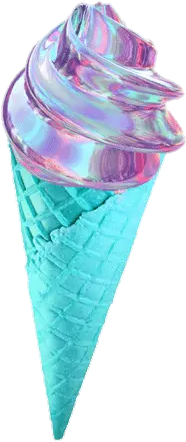 Seapunk Space Grunge Weird Grunge Transparent Png - Ice Cream Transparent Background (500x500), Png Download