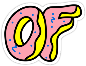 Odd Future Donut By Centeredgravity - Odd Future Png (375x360), Png Download