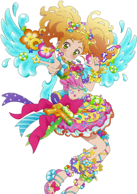 Yuzu Bluray Menu Transparent - Yuzu Aikatsu Transparent (500x662), Png Download