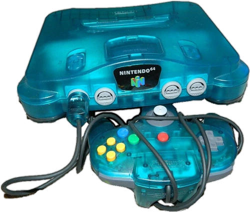 Nintendo Space Grunge Grunge Retro 90s Transparent - Nintendo 64 (500x425), Png Download