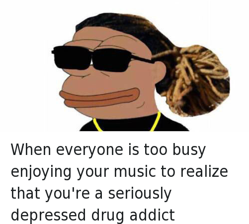 Drugs, Future, And Music - Pepe The Frog Future (500x461), Png Download