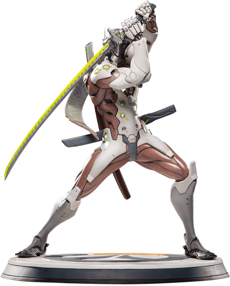 Overwatch Genji Statue - Genji Statue Blizzard (525x525), Png Download