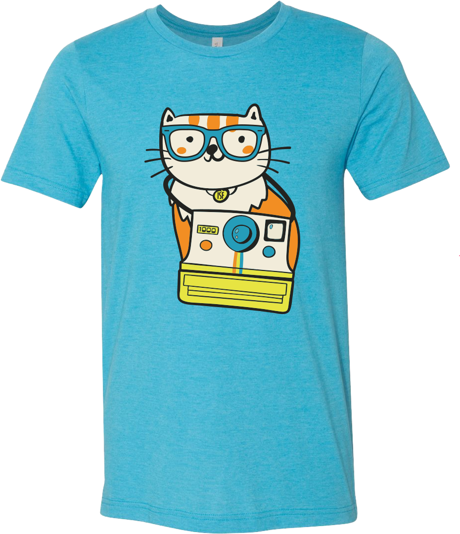 Moke Blue Tee - Bella Canvas Heather Aqua (1000x1250), Png Download