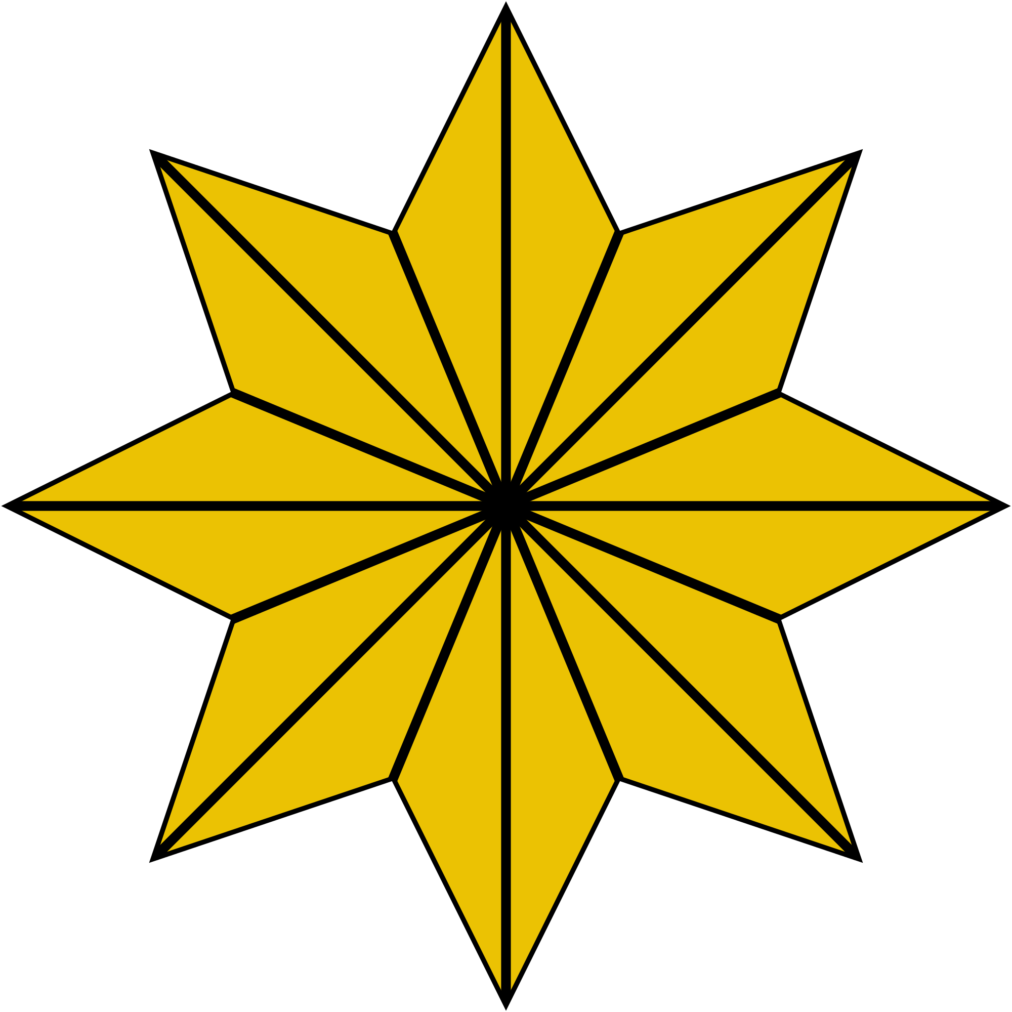 Open - 8 Pointed Star Png (2000x2000), Png Download