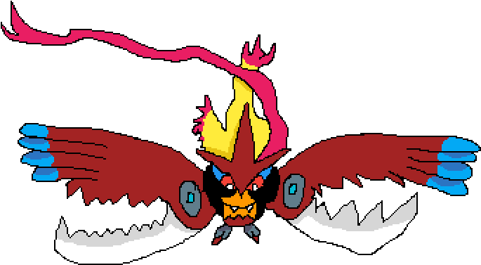Mega Pidgeot And Mega Scizor Fusion - Pidgeot (1000x1000), Png Download