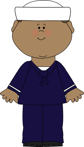 Sailor Clip Art Image - Girl Sailor Clipart (285x500), Png Download