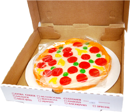 Giant 8-inch Gummy Pizza For Fresh Candy And Great - Gummy Pizza (500x500), Png Download