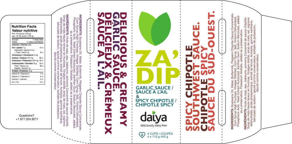 Daiya Dieline - Daiya Mozzarella Style Shreds, 8 Ounce -- 12 Per Case. (1000x493), Png Download