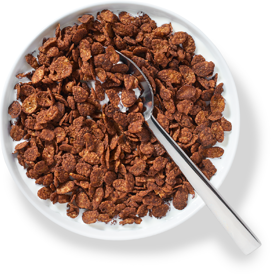 Chocolate Cereal Png - Cocoa Pebbles Bowl Png (952x949), Png Download
