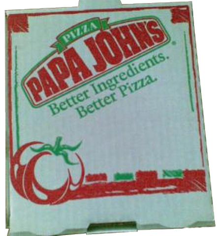 Pizza Box (441x480), Png Download