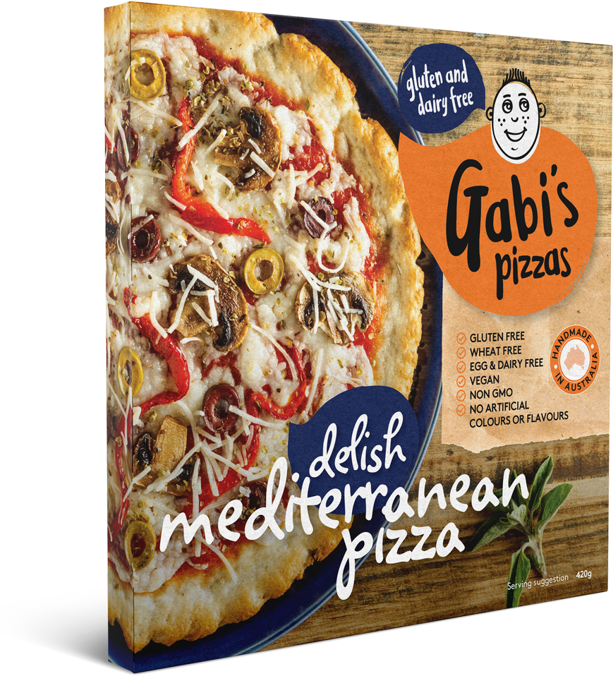 Gabis Pizzabox Mediterranean - Portable Network Graphics (1000x1000), Png Download