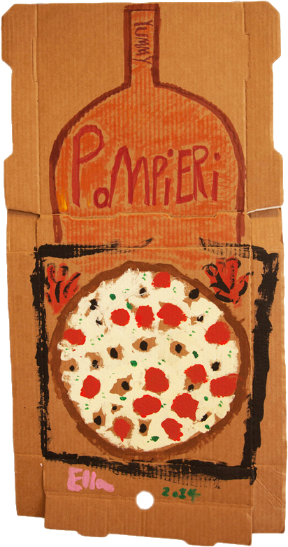 Kristin, 2017 Pizza Box Contest Winner - Baked Goods (429x800), Png Download