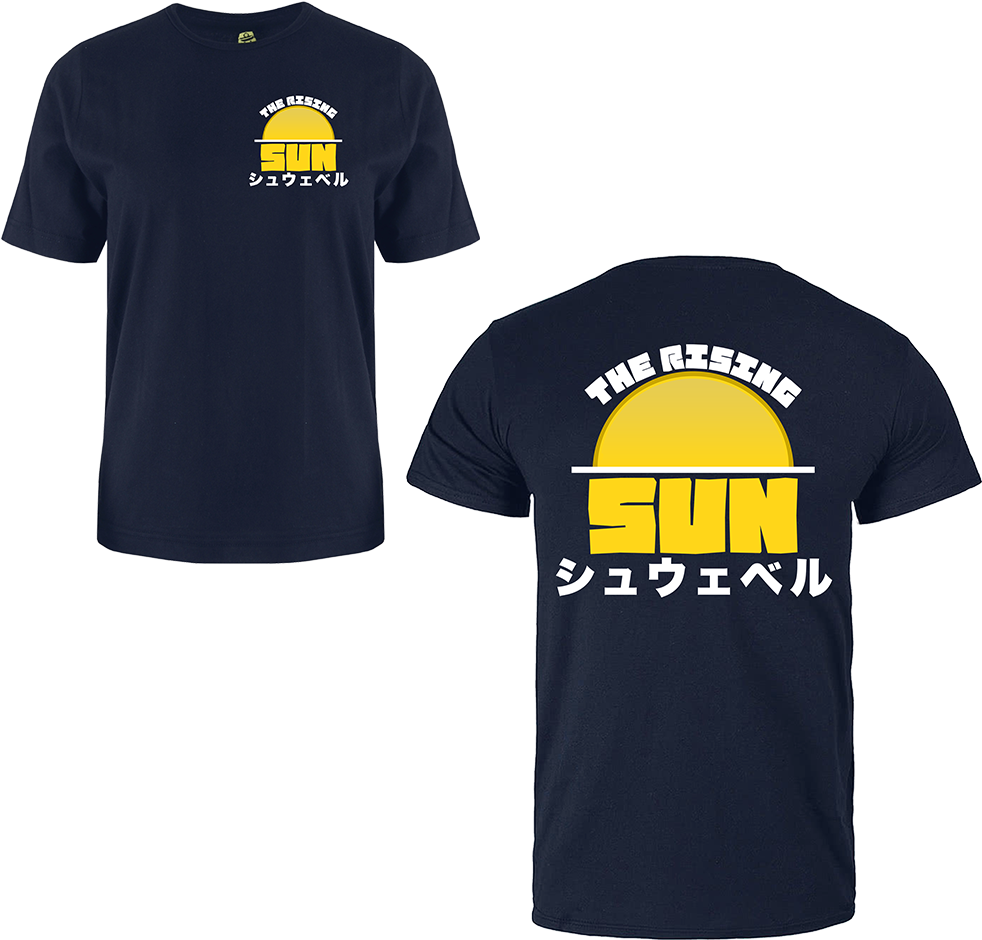 Image Of Schwerbel "rising Sun" Shirt - Active Shirt (1000x1000), Png Download