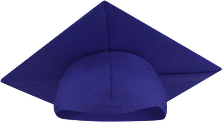 Purple Cap Matte - Navy Blue (800x800), Png Download