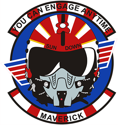 Sundown Helmet From Movie Top Gun - Feel The Need The Need For Speed Maverick (376x400), Png Download