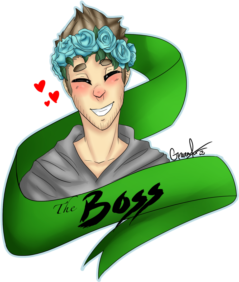 Jacksepticeye By Graceafur-d8oools - Jacksepticeye & Spiderman Fanart (1024x1114), Png Download
