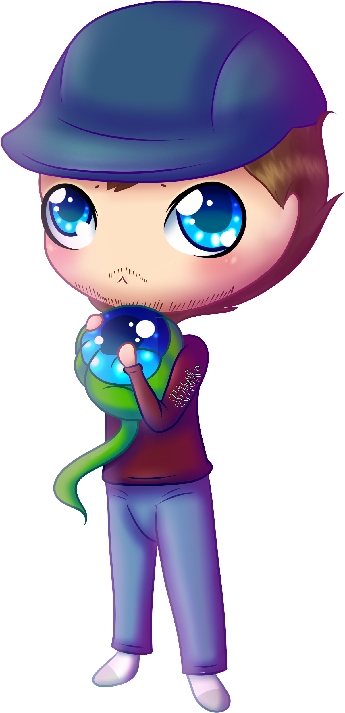 Jacksepticeye - Digital Art (1800x2700), Png Download