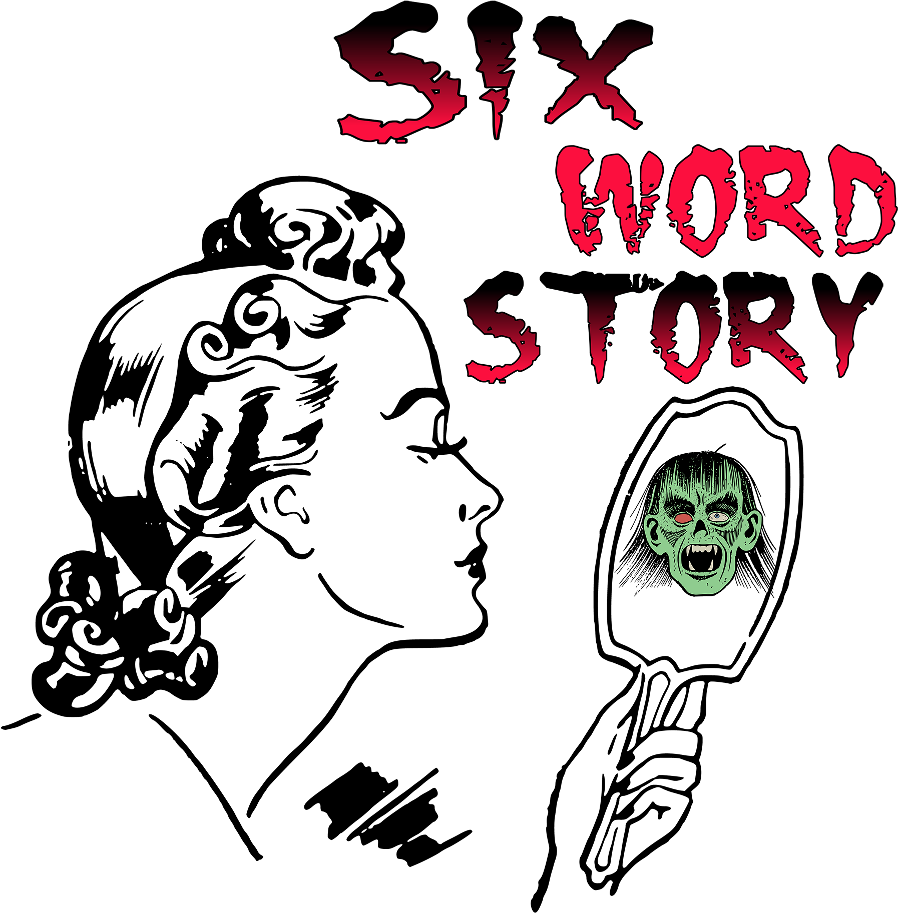 The Scared Ghost Hates Your Mirror - Mollie B. - Look Good (1850x1850), Png Download