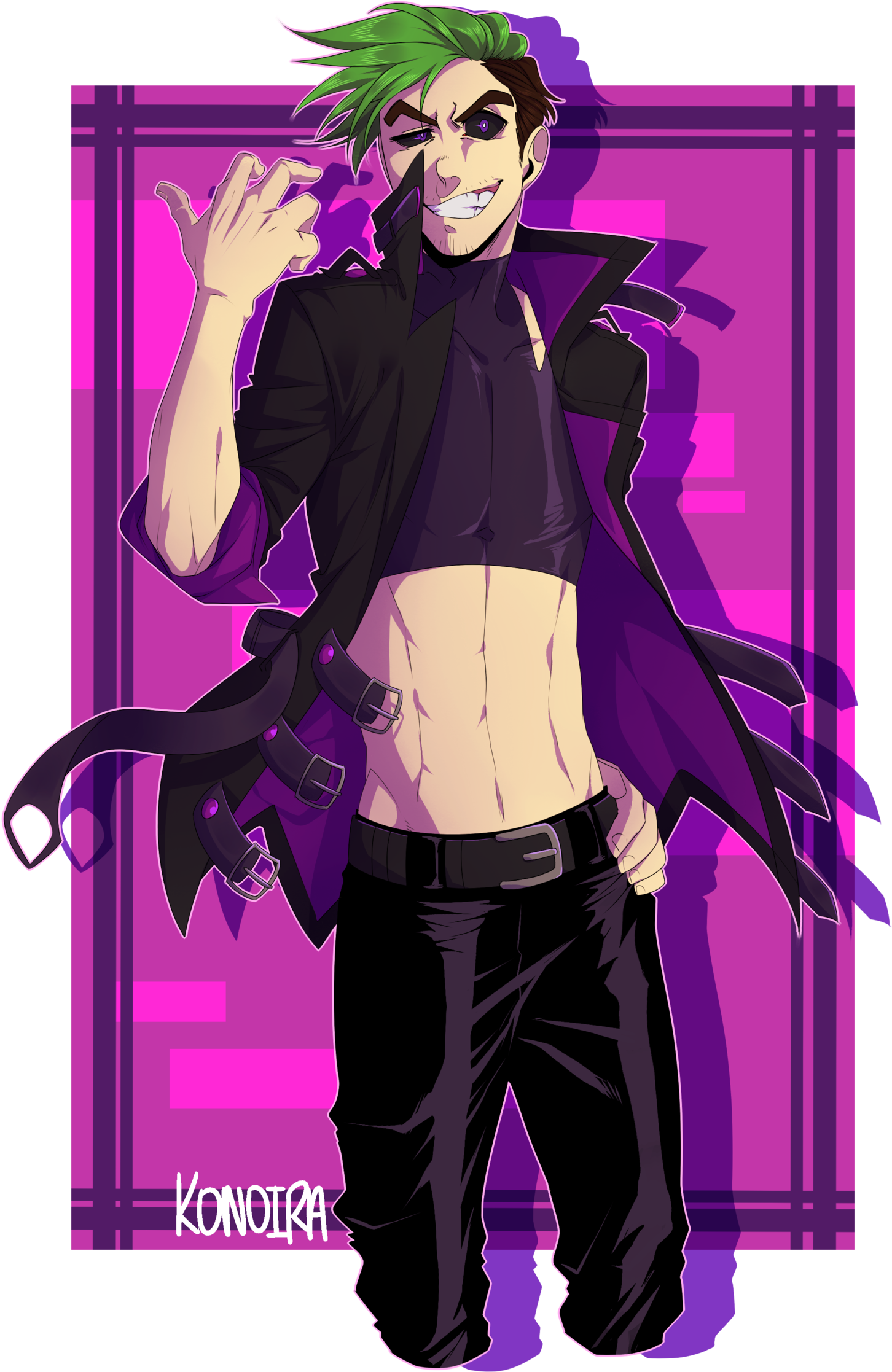 Http - //img02 - Deviantart - By Konoira-d9wh6vv - Antisepticeye Konoira (1600x2240), Png Download