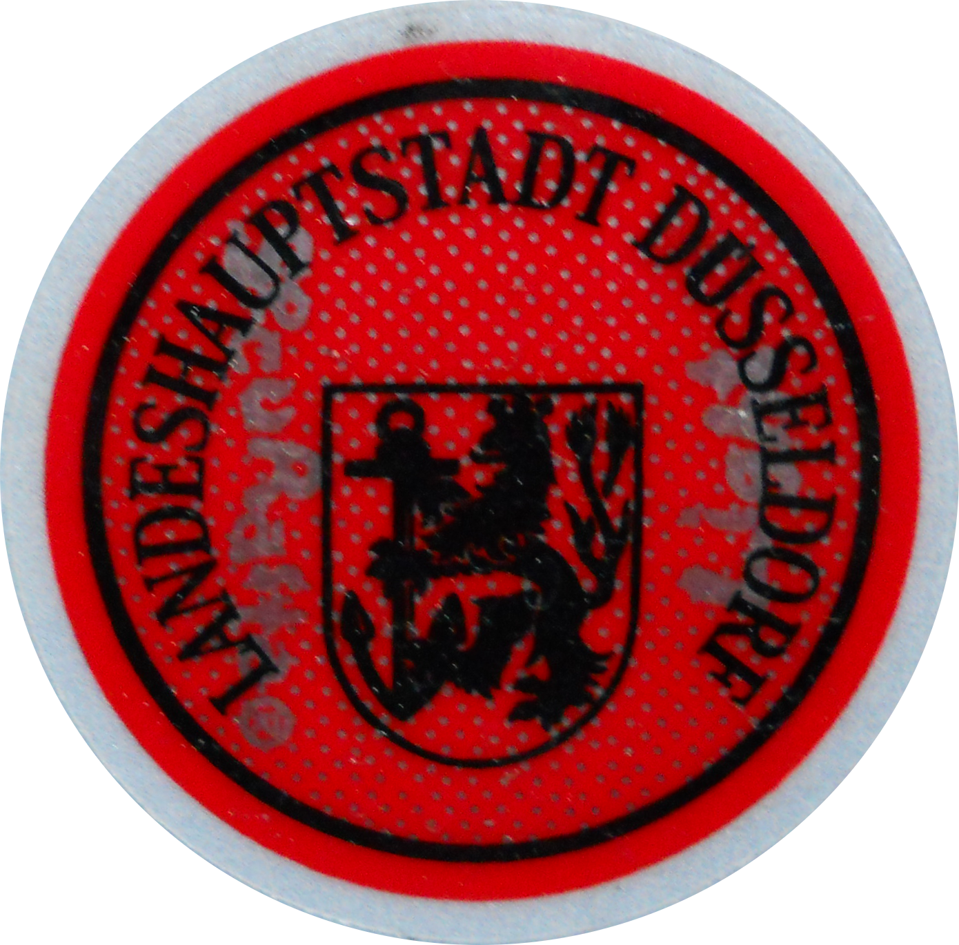 Rote Kfz-zulassungsplakette Landeshauptstadt Düsseldorf - New York City Police Department Detective Bureau (1390x1370), Png Download