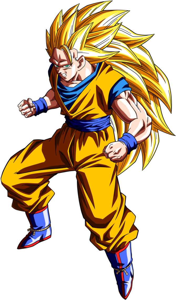 Goku Ssj3 By Maffo1989 D5edygx Dragon Ball Goku Ssj 3 Full Size Png Download Seekpng