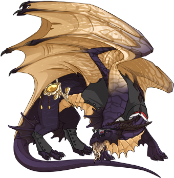 My Jacksepticeye Fandragon - Flight Rising Dark Blue Dragon (350x350), Png Download