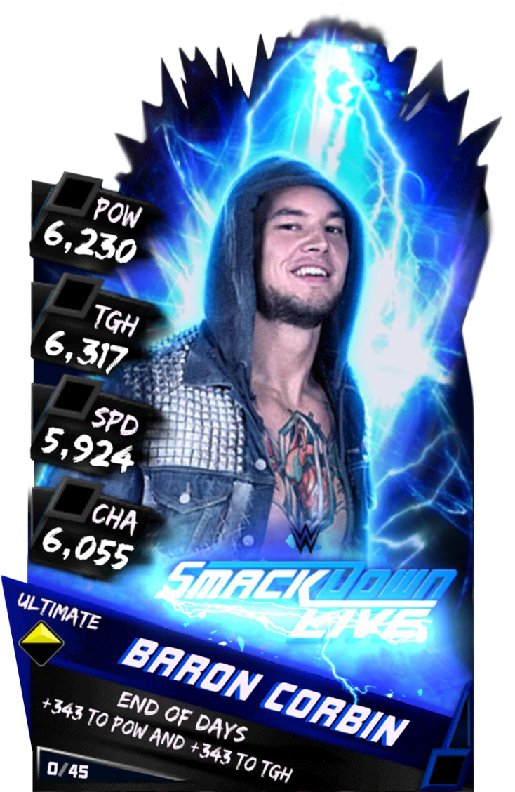 Baron Corbin Wwe Supercard Baron Corbin, Lone Wolf, - Wwe Supercard Ultimate Cards (733x1158), Png Download