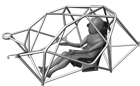 Ten Top Tips To Building The Perfect Roll Cage - Roll Cage Design (597x376), Png Download