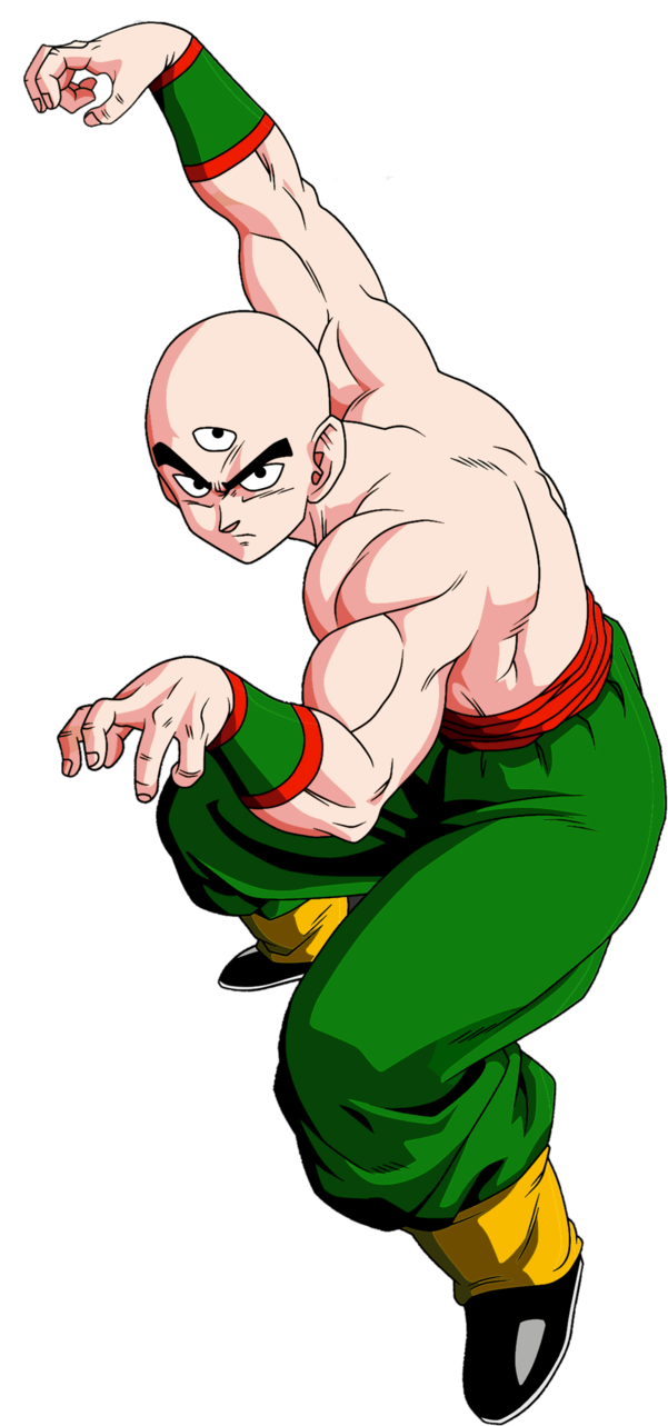 Dragon Ball - Tenshinhan Dragon Ball Png (617x1294), Png Download