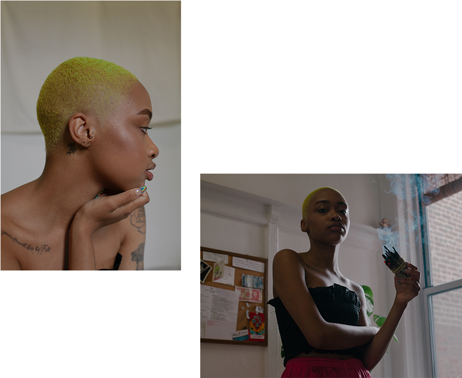 She's Inspired By Artists Like Childish Gambino, King - Buzz Cut (915x800), Png Download