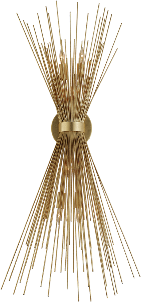 Kelly Wearstler Gold Sconce - Sconce (1000x1000), Png Download