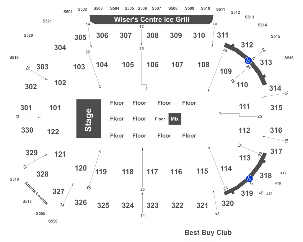 Rogers Arena (1050x838), Png Download