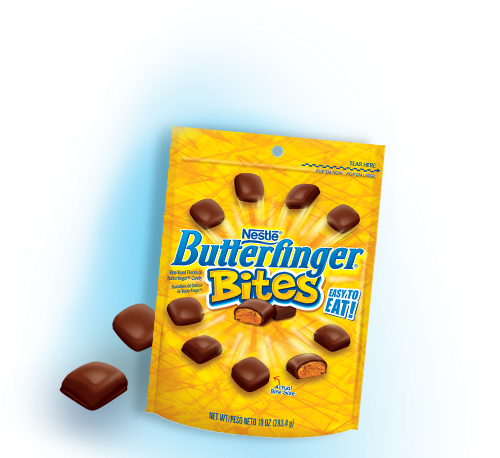 Butterfinger® Bites - Butterfinger Bites Png (536x457), Png Download