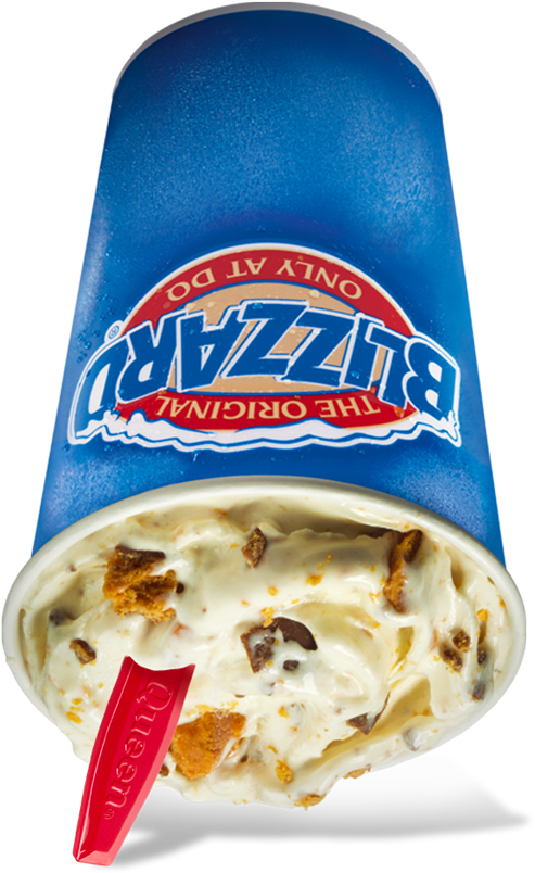 Butterfinger® Blizzard® Treat I Want One Tonight - Dairy Queen Skor Blizzard (810x810), Png Download
