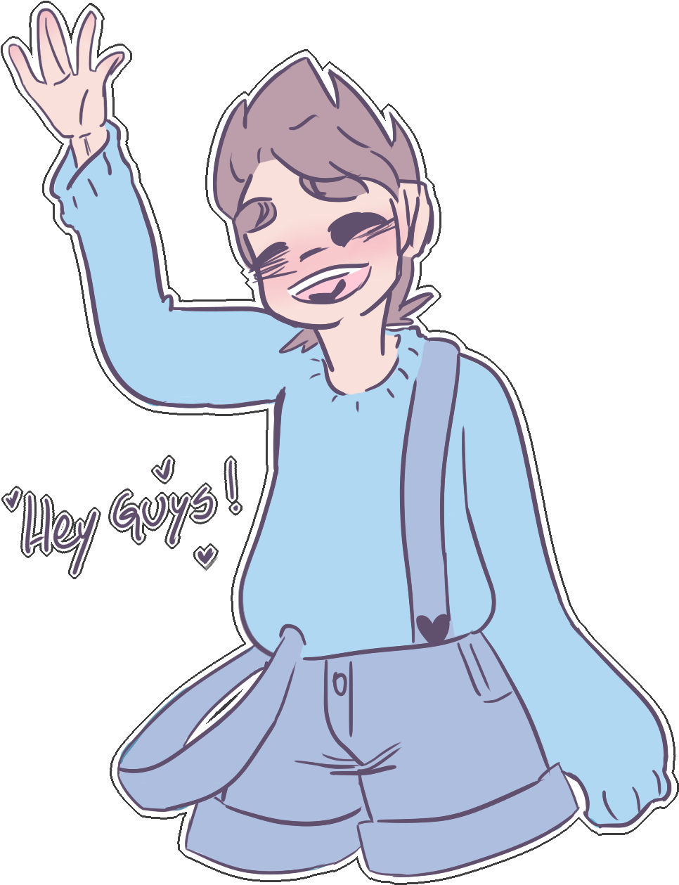 “tom Is Adorable ” My Little Potato - Opposite Day Au Tom (1136x1338), Png Download