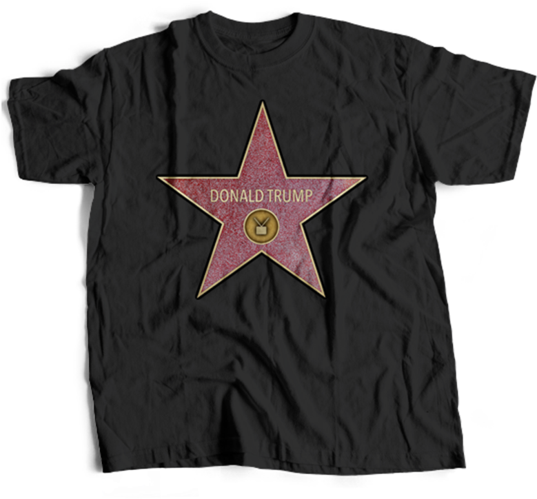 Trump Hollywood Star T-shirt - I Love Thessaloniki (869x1024), Png Download
