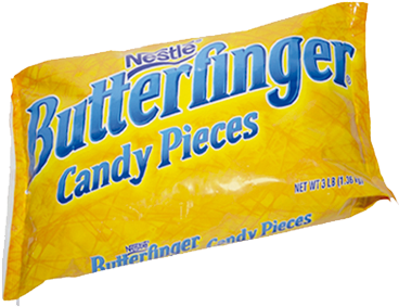 Nestlé® Butterfinger Candy Pieces, 6 X - Nestle Butterfinger Pieces 3pound (380x380), Png Download