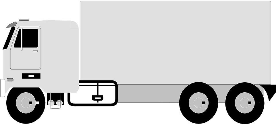 Delivery Truck Clipart - Big Rig Clip Art (960x480), Png Download