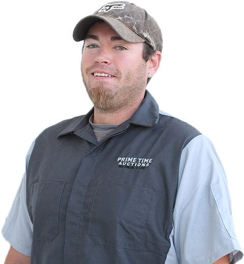 Prime Time Auctions - Man (500x550), Png Download