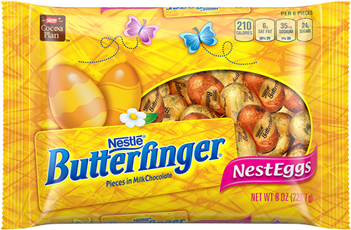 Bag For Fresh Candy And Great Service, Visit - Nestle Butterfinger Nest Eggs - 8 Oz Bag (500x500), Png Download