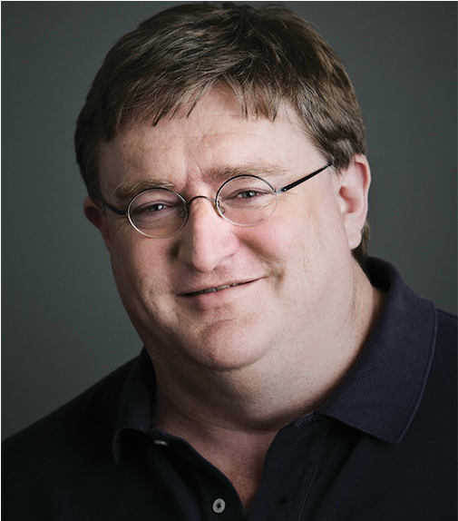 Gaben - Gabe Newell (900x573), Png Download