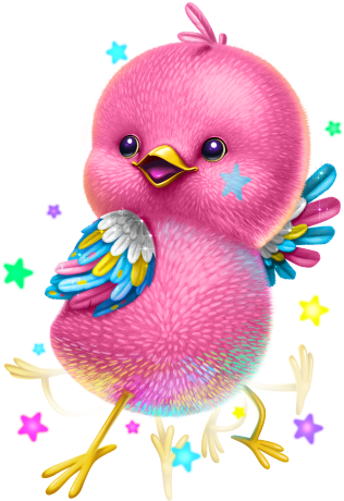 Dazzle The Disco Chick - Illustration (575x475), Png Download