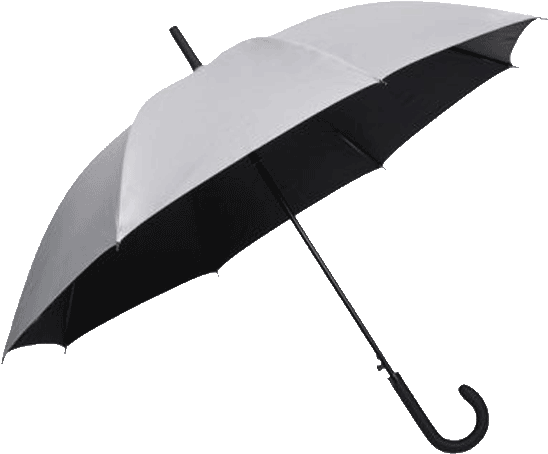 Umbrella Heaven Supplying The World With Stylish Umbrellas - Parapluie Gris (566x485), Png Download