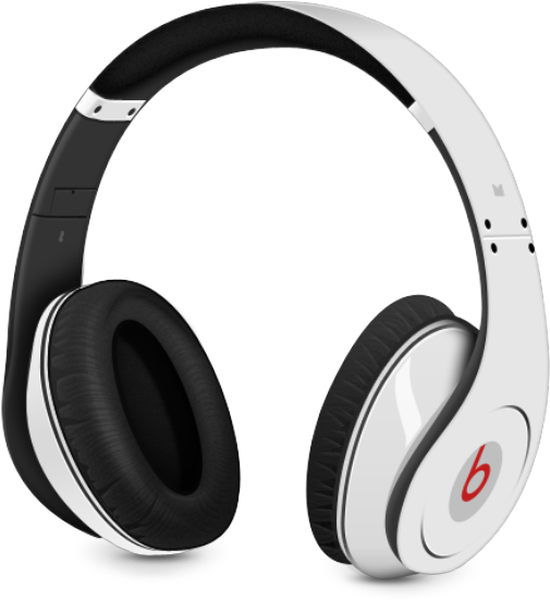 Beats Headphones Beats Headphones - Beats By Dr Dre Studio White (590x590), Png Download