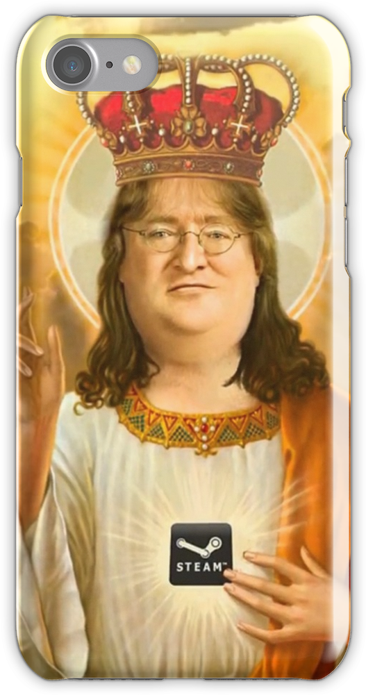 Gaben Iphone 7 Snap Case - God Gaben (750x1000), Png Download