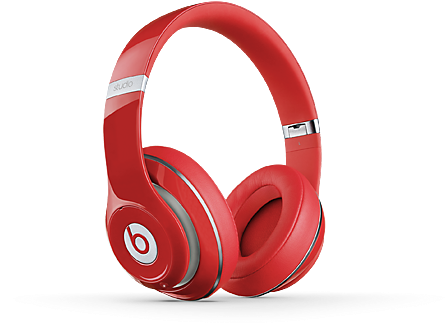 Beats Studio 2 Over-ear Red Headphones - Beats Studio 2 Red (474x356), Png Download