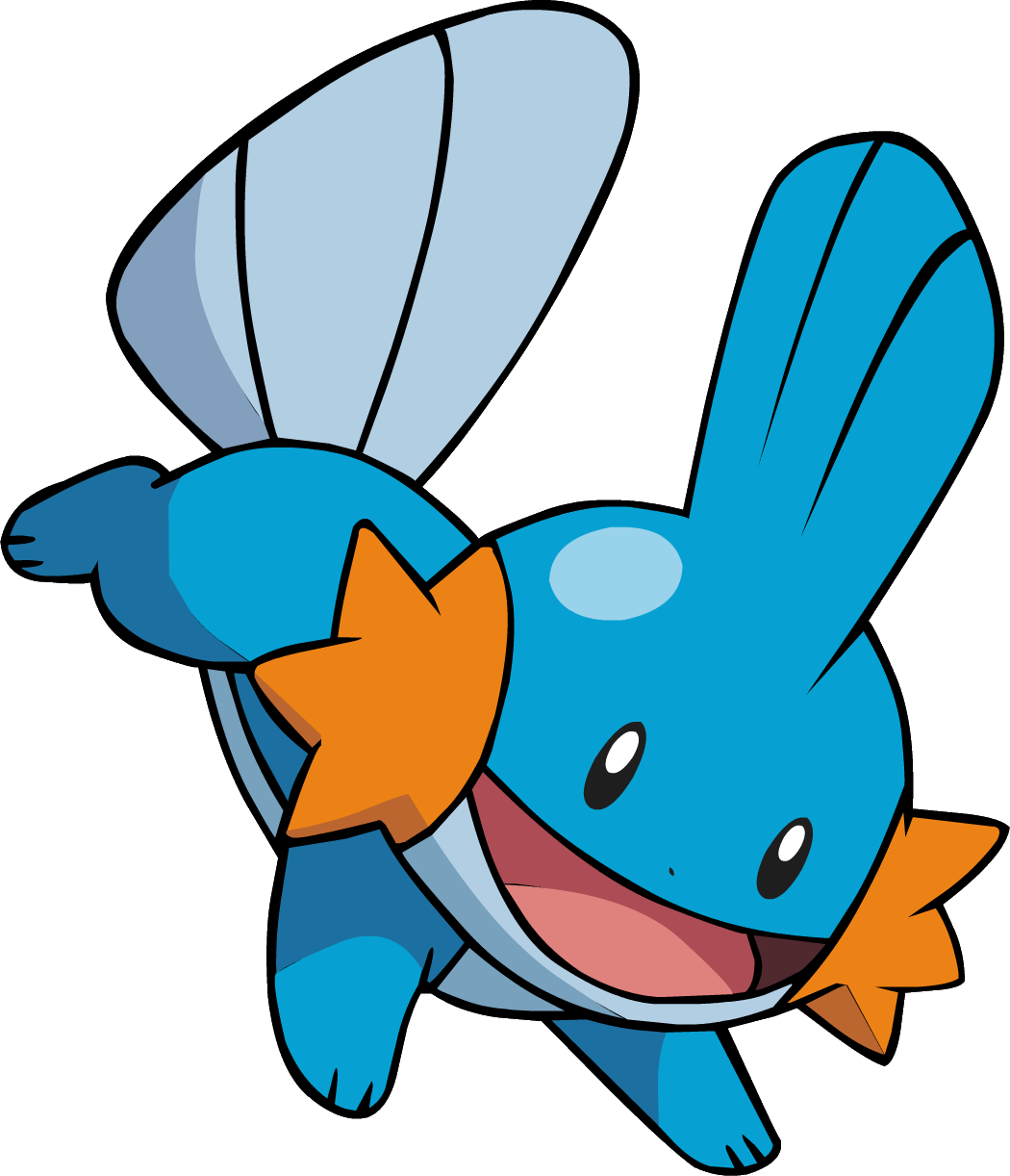 258mudkip Ag Anime 4 - Pokemon Mudkip Png (1050x1222), Png Download